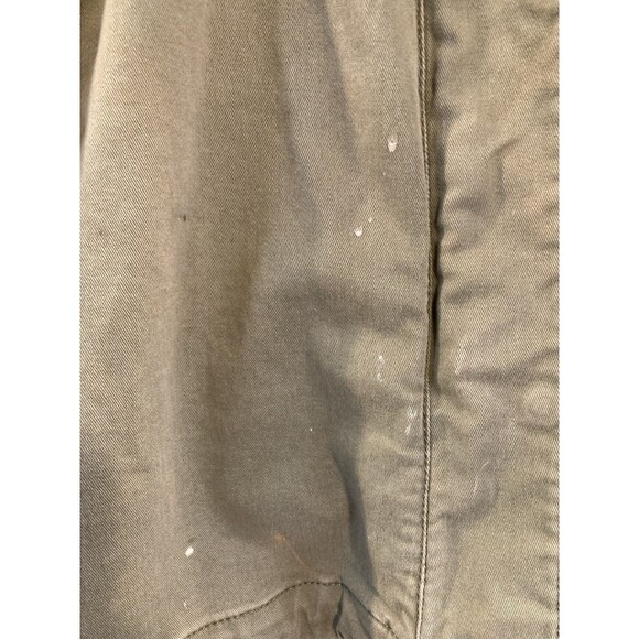 GAP Oversized Fall Jacket 2 In 1 Parka Hood Canvas Twill Sz S Utility Army Green - Picture 9 of 10